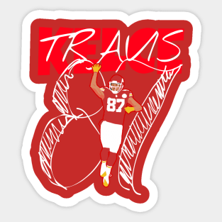 Patrick mahomes and Travis kelce Sticker